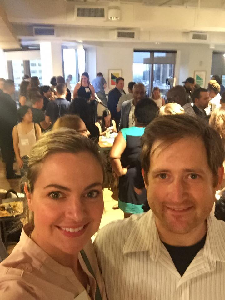 Heather and Joel at WeWork Creator Award